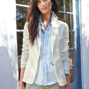 COPY - Frank & Eileen, Dublin, Tailored Blazer, Cream